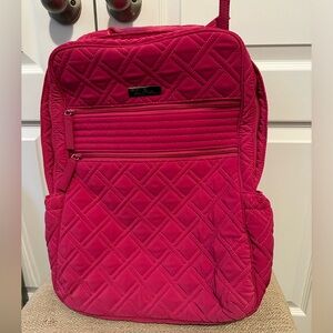 GENTLY LOVED Pink Microfiber Campus Backpack